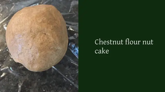 Video thumbnail for Nut cake of chestnut flour and spelled flour
