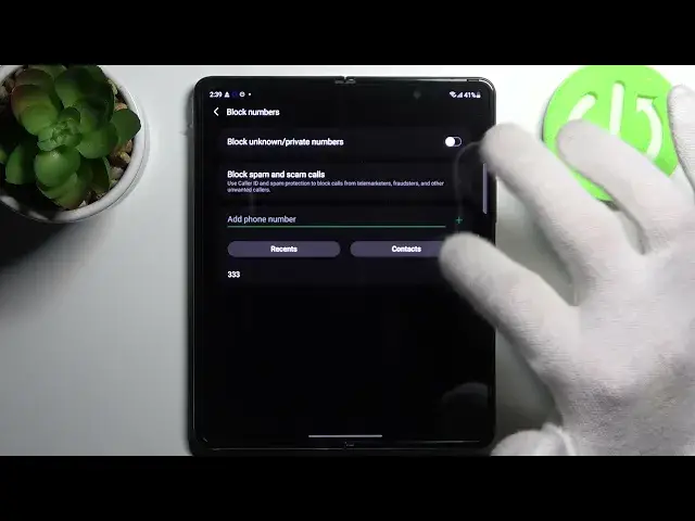 'Video thumbnail for How to Unblock Number on SAMSUNG Galaxy Z Fold 3 – Remove Contact from Blacklist'