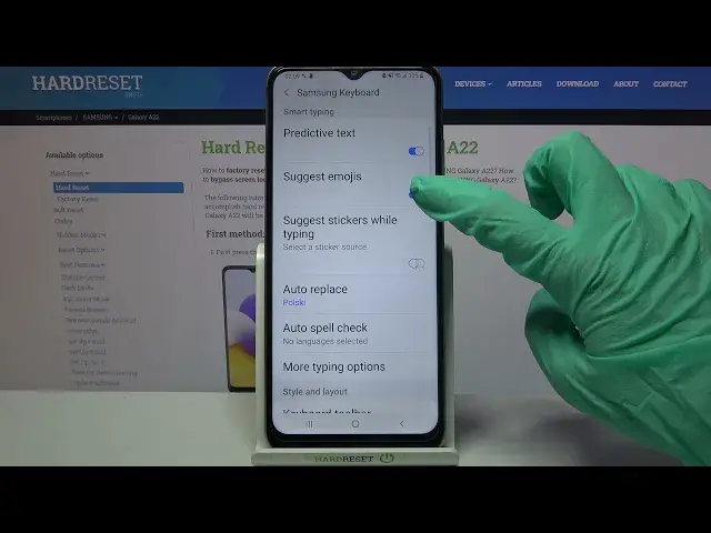 'Video thumbnail for How to Enter Text Correction Options in SAMSUNG Galaxy A22 – Keyboard Settings'
