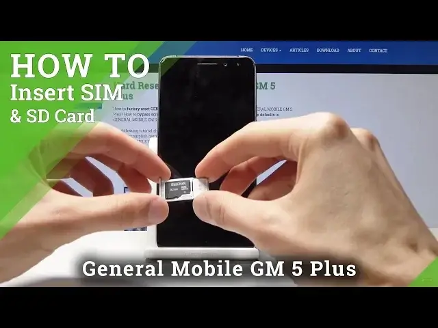 Video thumbnail for How to Insert SIM & SD in GENERAL MOBILE GM 5 - Install Nano SIM and Micro SD
