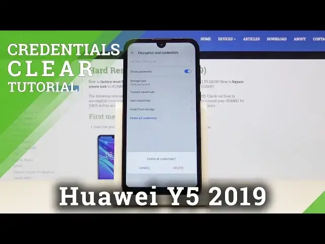 'Video thumbnail for How to Clear Credentials in Huawei Y5 2019 - Remove All Certificates'