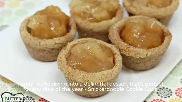Video thumbnail for Snickerdoodle Cookie Cups
