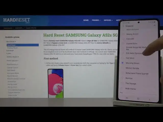 Video thumbnail for How to Find Calm Ringtones in SAMSUNG Galaxy A52s 5G - Sound Settings