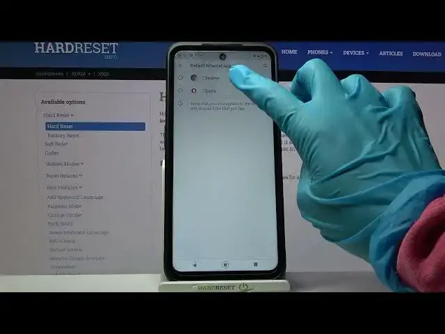 'Video thumbnail for How to Change Default Apps in Nokia XR20 - Pick Default Browser'
