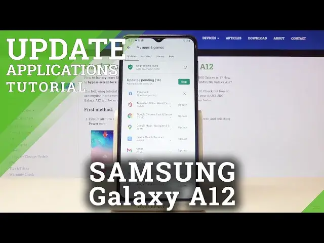 'Video thumbnail for How to Update Apps on SAMSUNG Galaxy A12 – App Actualizations'