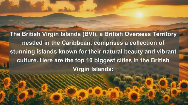 Video thumbnail for Revealing the Largest Cities in the British Virgin Islands: Top 10 Urban Centers