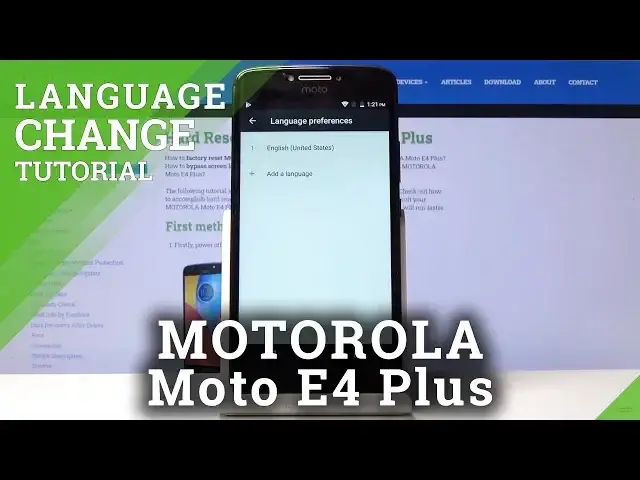 'Video thumbnail for How to Change Language in MOTOROLA Moto E4 Plus – Region Settings'