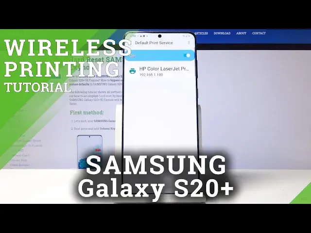'Video thumbnail for How to Connect Printer with Samsung Galaxy S20+ | Pair Bluetooth Devices'