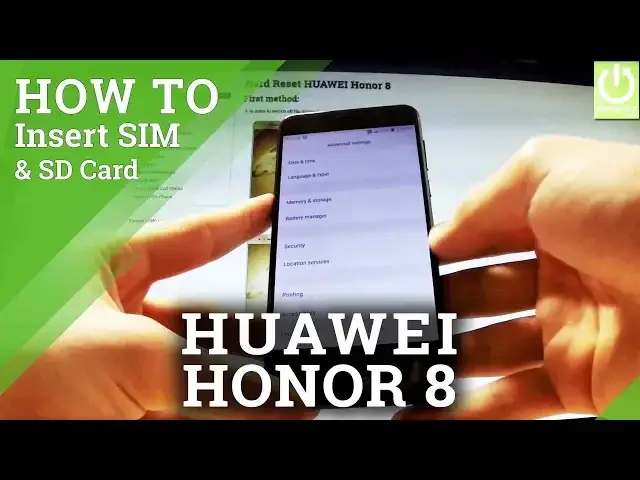 'Video thumbnail for How to Insert SIM & SD in HUAWEI Honor 8 - Install SIM Card'