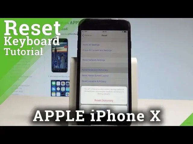 'Video thumbnail for How to Reset Keyboard on iPhone 8 - Return Defualt Dictionary  |HardReset.Info'