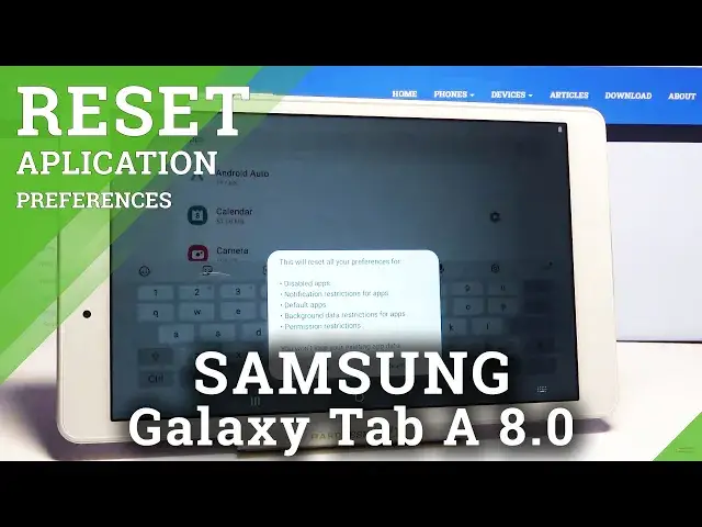 'Video thumbnail for Reset App Preferences in SAMSUNG Galaxy Tab A 8.0 – Restore App Settings'