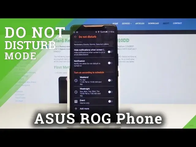 'Video thumbnail for How to Enable Do Not Disturb on ASUS ROG Phone - Silence Mode / Sound Settings'