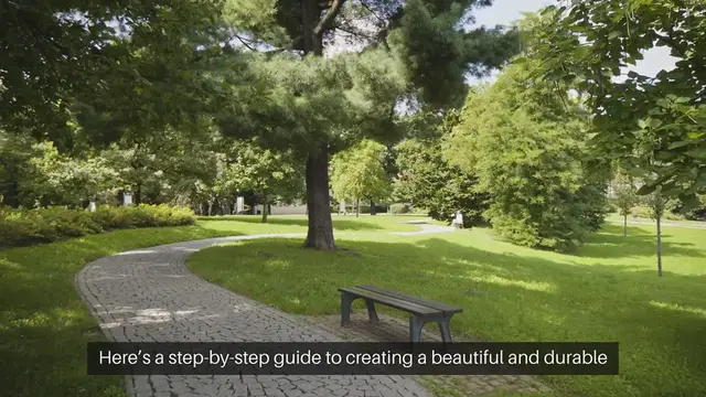 Video thumbnail for How To Build A Garden Pathway