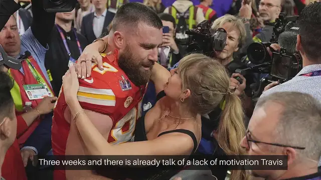 Video thumbnail for Doubts about Travis Kelce have not been long in coming: Three weeks and there is already talk of a lack of motivation