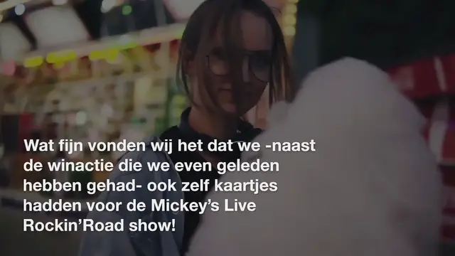 Video thumbnail for Rode wangen bij de Mickey’s Live Rockin’ Road show