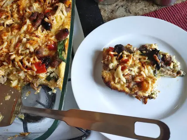 Video thumbnail for Skinny Breakfast Casserole