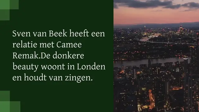 Video thumbnail for Camee Remak, vriendin van Sven van Beek: