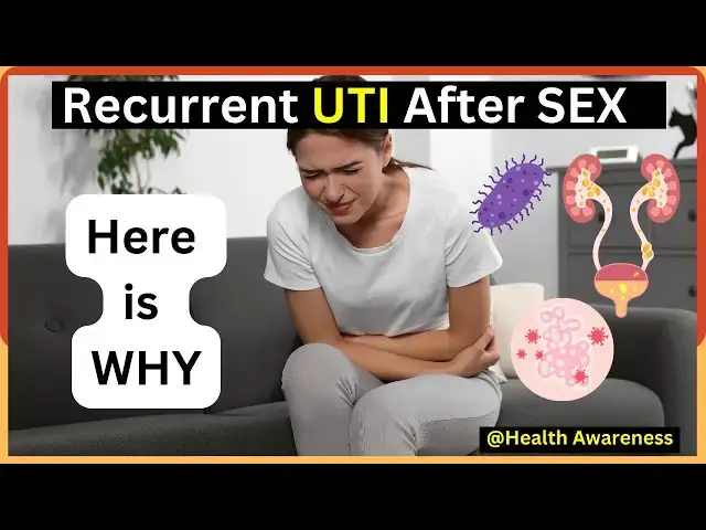 'Video thumbnail for Can You Get A Urinary Tract Infection (UTI) From Having Sex? UTI symptoms and prevention.'