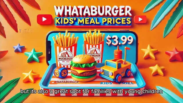 Video thumbnail for Whataburger Kids’ Meal Prices