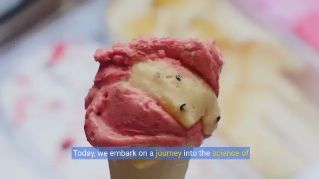 Video thumbnail for The Science of Ice Cream: Freezing, Flavors, and Physics copy