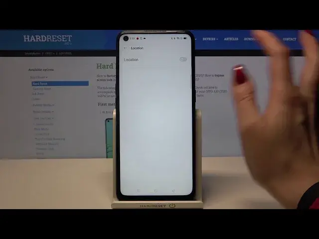 Video thumbnail for How to Manage Location of Oppo A33 (2020) - Turn On/Off Device Location