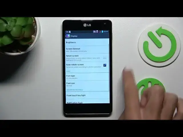 'Video thumbnail for How to Turn On / Off Auto Rotate Screen in LG Optimus G'