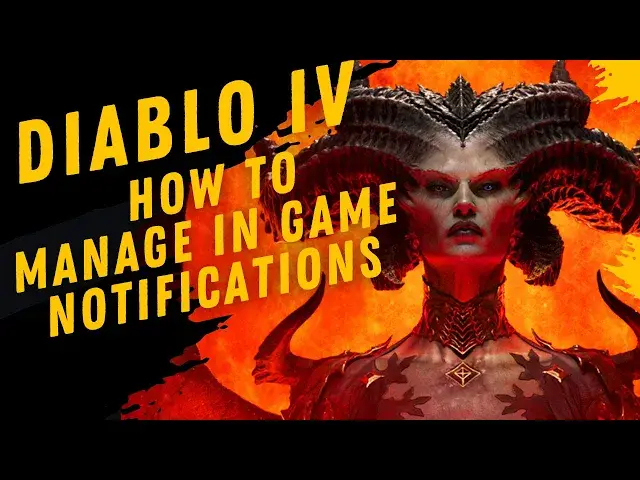 Video thumbnail for How To Manage In Game Notifications For Diablo IV