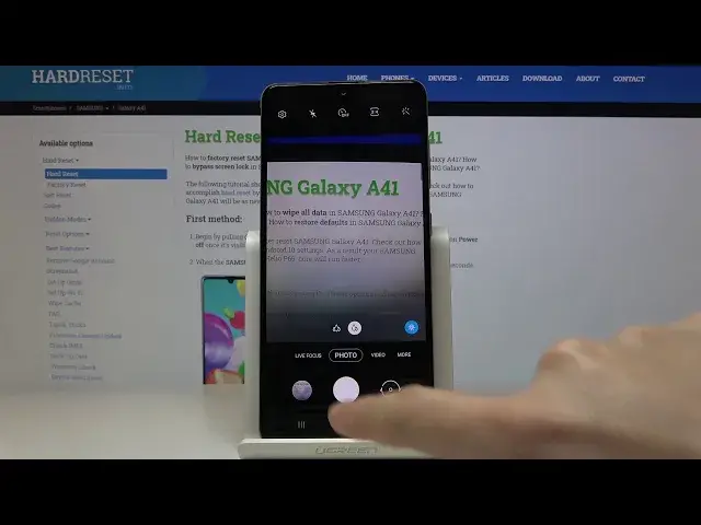 'Video thumbnail for How to Turn On/Turn Off Camera Watermark in SAMSUNG Galaxy A41 – Set Watermark'