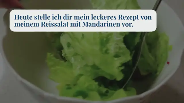 Video thumbnail for Reissalat mit Mandarinen [nur 15 Minuten]