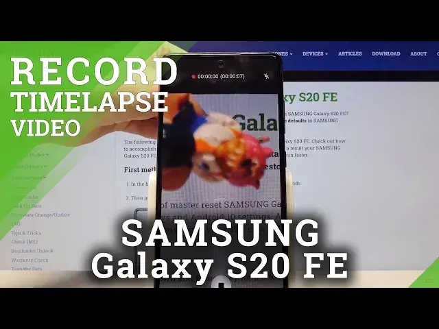 'Video thumbnail for Samsung Galaxy S20 FE - How to Record Timelapse'