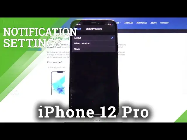 'Video thumbnail for How to Customize Notifications on iPhone 12 Pro – Notification Settings'