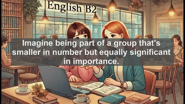 Video thumbnail for 1500 Must Know CEFR B2 Vocabulary - Understanding 'Minority': Key Concept in Social and Political Discourse