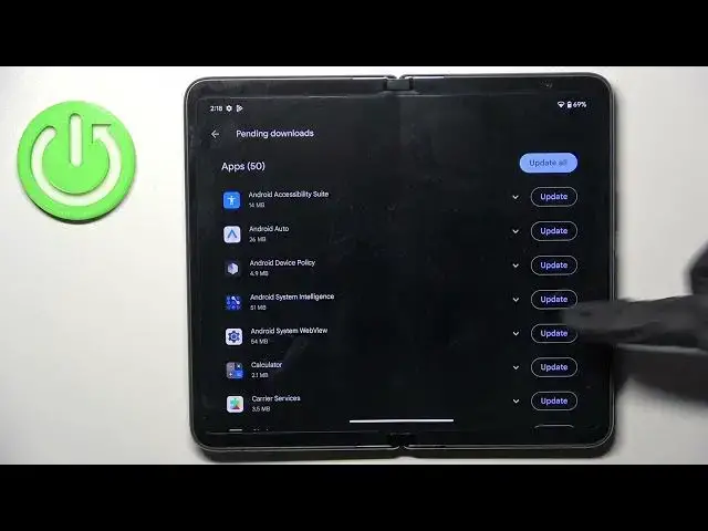Video thumbnail for How to Update Apps on GOOGLE Pixel Fold - Enable Apps Update