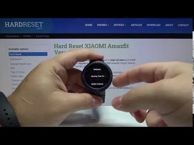 Video thumbnail for How to Enter Volume Settings in Xiaomi Amazfit Verge - Set Up Sounds