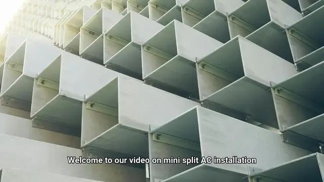 Video thumbnail for Mini Split AC Installation