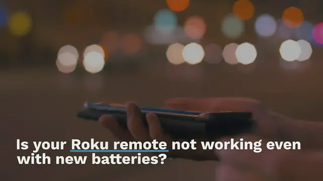 Video thumbnail for How to Fix the Roku Remote Not Working with New Batteries