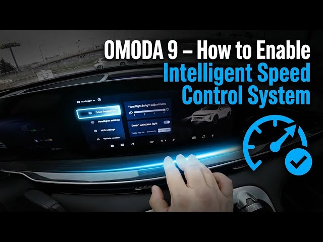 Video thumbnail for OMODA 9 – How to Enable Intelligent Speed Control System