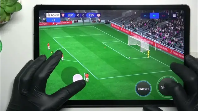 Video thumbnail for Fifa Mobile Gameplay on Samsung Galaxy TAB S9 FE – Game Performance Test