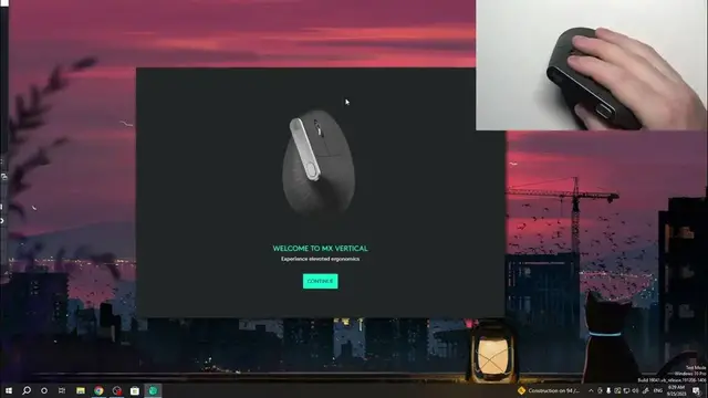 Video thumbnail for How To Connect Logtiech MX Vertical With PC