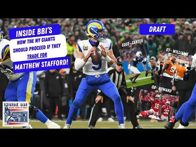 Video thumbnail for QB Matthew Stafford a NY GIANT? What It May Cost To Make It Happen! #sports #nfl #football