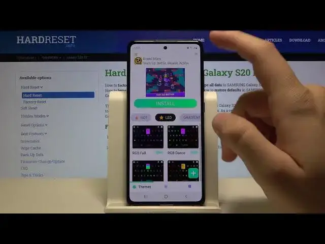 'Video thumbnail for How to Download LED Keyboard Lighting on SAMSUNG Galaxy S20 FE - Apply LED Keyboard'