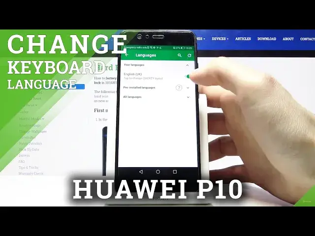 'Video thumbnail for How to Change Keyboard Language in HUAWEI P10 – Keyboard Language'
