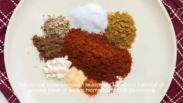 Video thumbnail for Chili seasoning recipe