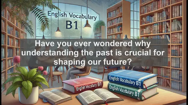 Video thumbnail for 2500 Must Know CEFR B1 Vocabulary - History: The Key to Understanding Our Past and Future
