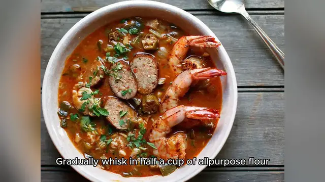 'Video thumbnail for gumbo recipe'