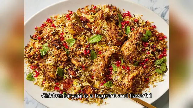 Video thumbnail for chicken biryani recipe