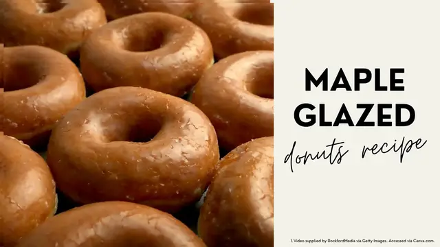 Video thumbnail for Maple Glazed Donuts