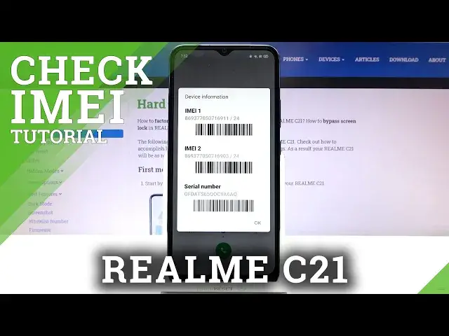 'Video thumbnail for How to Check IMEI on Realme C21 – Find IMEI & Serial Number'
