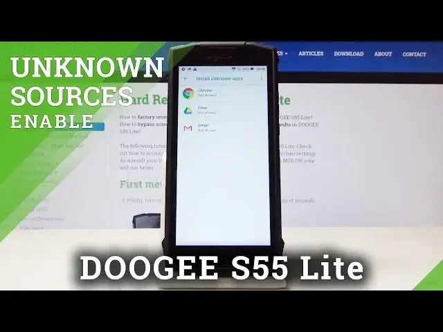 'Video thumbnail for How to Install Apps from Unknown Sources in DOOGEE S55 Lite – Enable Unknown Sources'