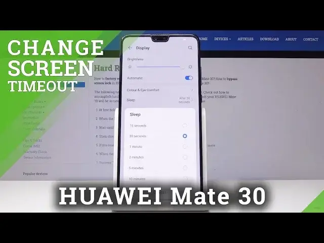 'Video thumbnail for How to Change Screen Timeout in HUAWEI Mate 30 - Screen Settings'